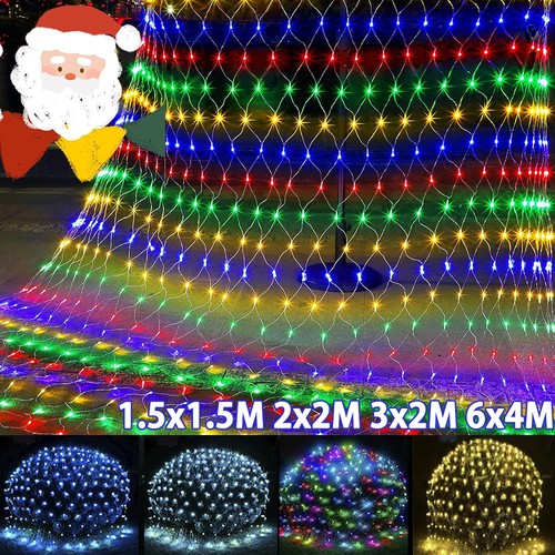 Christmas net lights mains led - christmas,